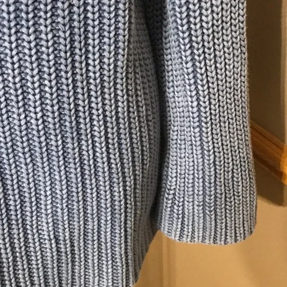 Women’s Demylee Blue Knit Sweater Cotton Size Small - Picture 3 of 7